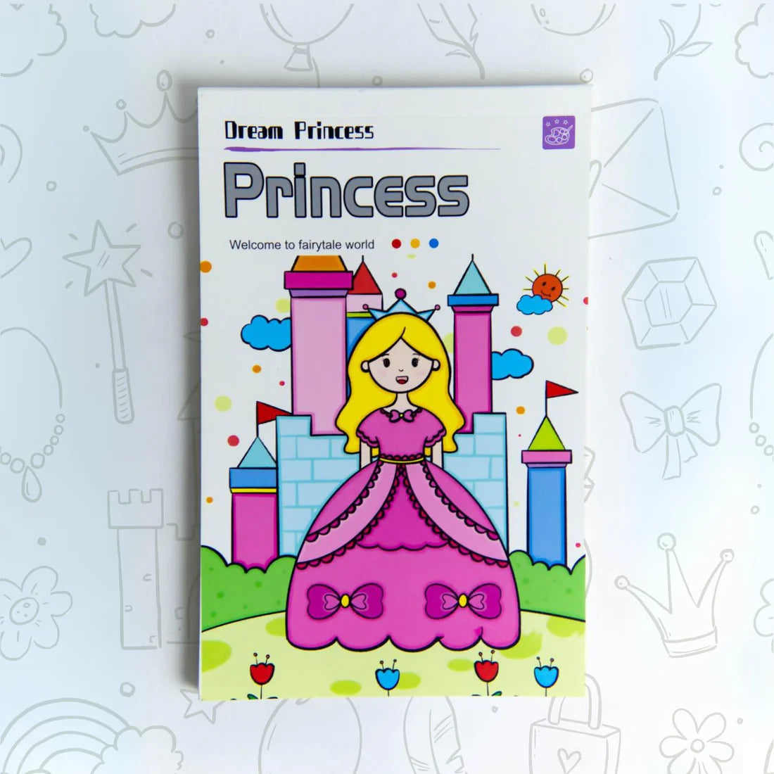 Kids Watercolor Painting Book Set – Mess-Free Art Kit with Brush