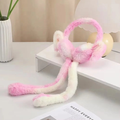 Plush Rabbit Ear Earmuffs – Stylish Ear Warmers