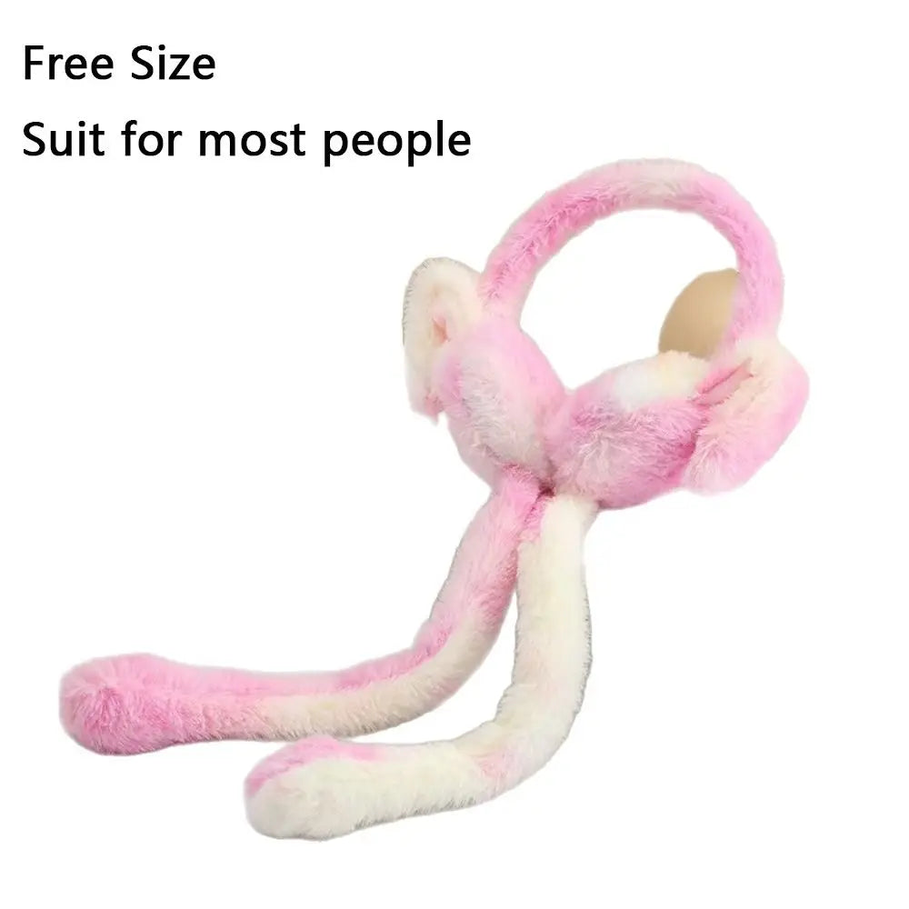 Plush Rabbit Ear Earmuffs – Stylish Ear Warmers