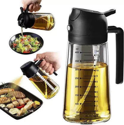 Premium Glass Oil Sprayer Bottle – Fine Mist Spray for Cooking