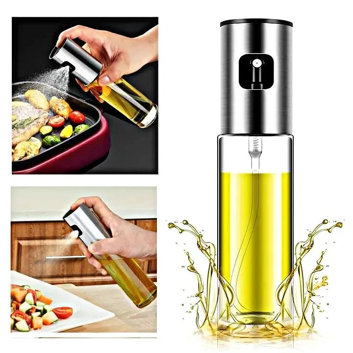 Premium Glass Oil Sprayer Bottle – Fine Mist Spray for Cooking