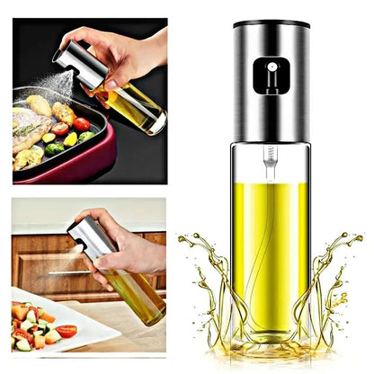 Premium Glass Oil Sprayer Bottle – Fine Mist Spray for Cooking