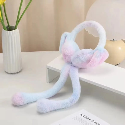 Plush Rabbit Ear Earmuffs – Stylish Ear Warmers