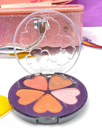 Kid's Makeup Toy Set – Washable Cosmetic Beauty Kit with Cosmetic Bag for Little Girls | Perfect Princess Birthday Gift