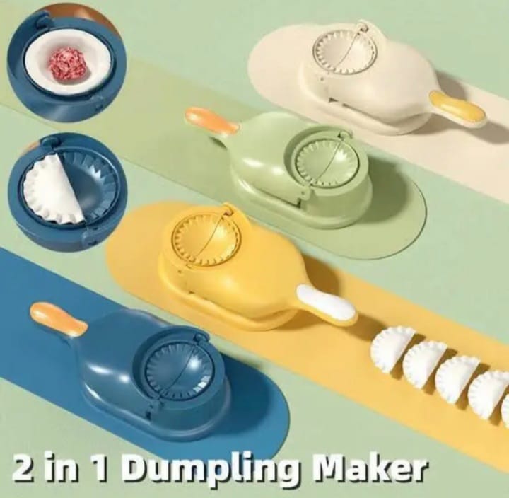2 in 1 Dumpling and Samosa Maker Machine – Perfect Kitchen Tool for Homemade Delights