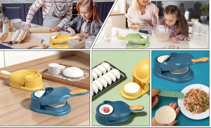 2 in 1 Dumpling and Samosa Maker Machine – Perfect Kitchen Tool for Homemade Delights