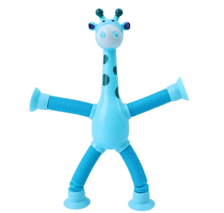 Giraffe Pop Tubes with LED Lights – Fun & Sensory Toy for Kids (3+ Years)