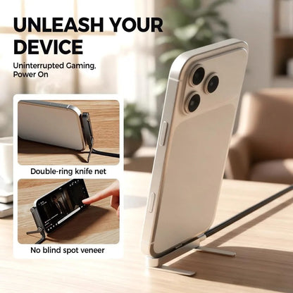 2-in-1 Invisible Holder Charger Cable – 240W Fast Charging USB-C Cable with Built-in Phone Stand
