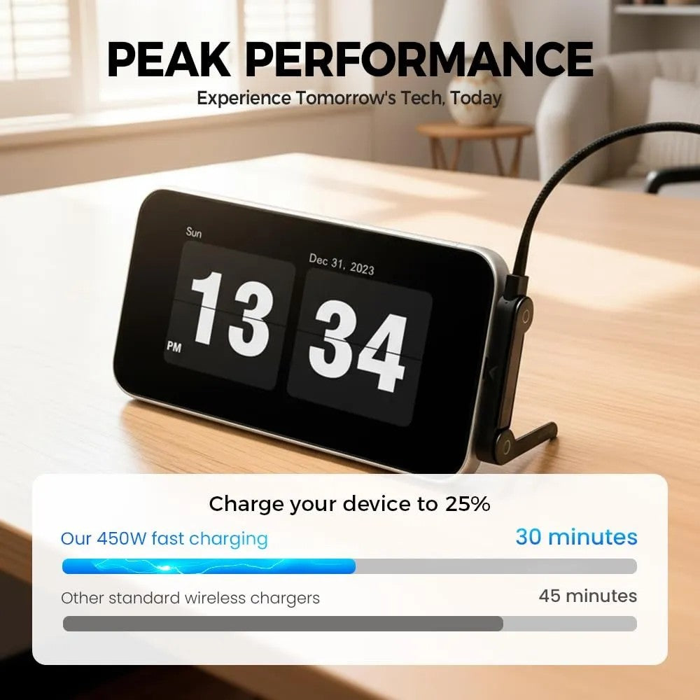 2-in-1 Invisible Holder Charger Cable – 240W Fast Charging USB-C Cable with Built-in Phone Stand