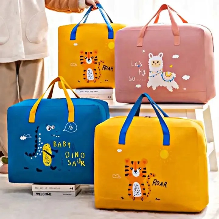 Multifunction Storage Bag – Large Capacity Foldable Organizer with Reinforced Handles