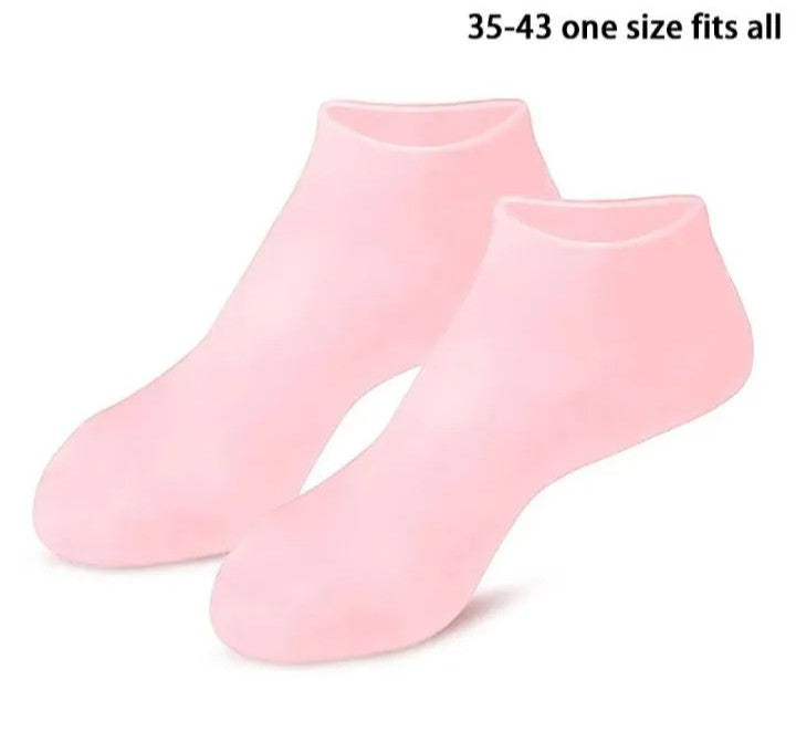 Moisturizing Silicone Gel Heel Socks for Soft, Smooth & Rejuvenated Feet