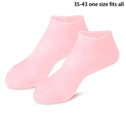 Moisturizing Silicone Gel Heel Socks for Soft, Smooth & Rejuvenated Feet