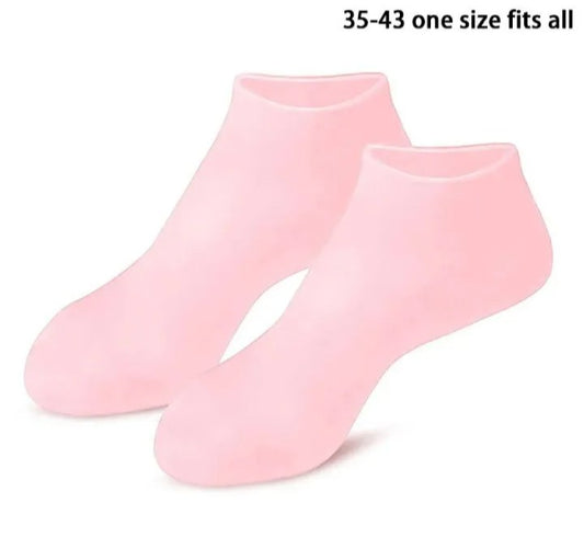 Moisturizing Silicone Gel Heel Socks for Soft, Smooth & Rejuvenated Feet