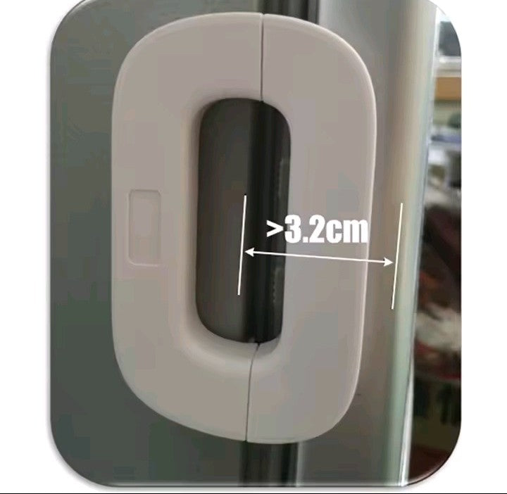 Premium Quality Child Safety Fridge Lock – Strong Adhesive, No Drill Installation