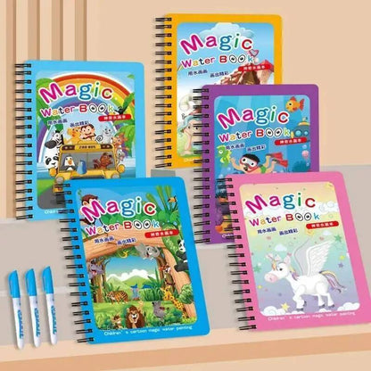 Magic Water Picture Book for Kids – Reusable Drawing Fun