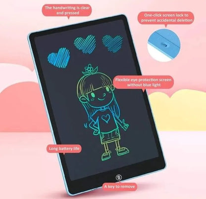 8.5” LCD Writing Tablet for Kids – Colorful Doodle Board with Stylus