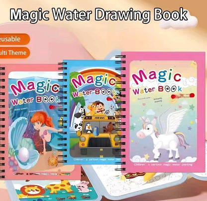 Magic Water Picture Book for Kids – Reusable Drawing Fun