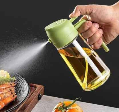Premium Glass Oil Sprayer Bottle – Fine Mist Spray for Cooking