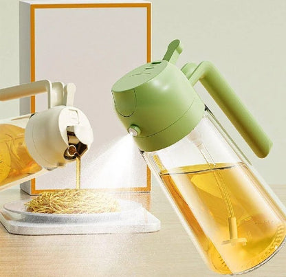 Premium Glass Oil Sprayer Bottle – Fine Mist Spray for Cooking