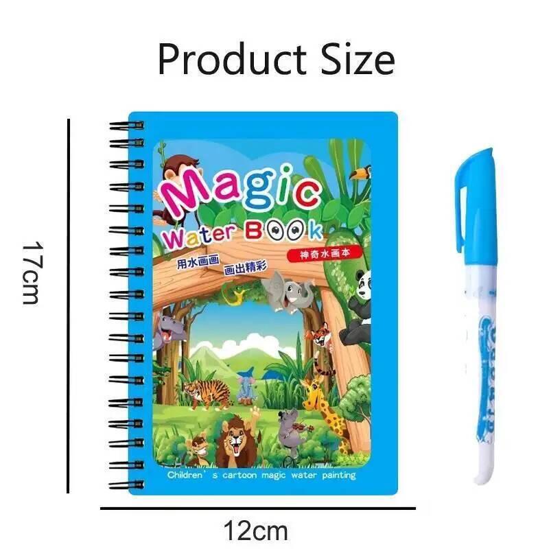 Magic Water Picture Book for Kids – Reusable Drawing Fun
