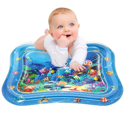 Inflatable Baby Water Play Mat – Tummy Time Sensory Toy for Infants