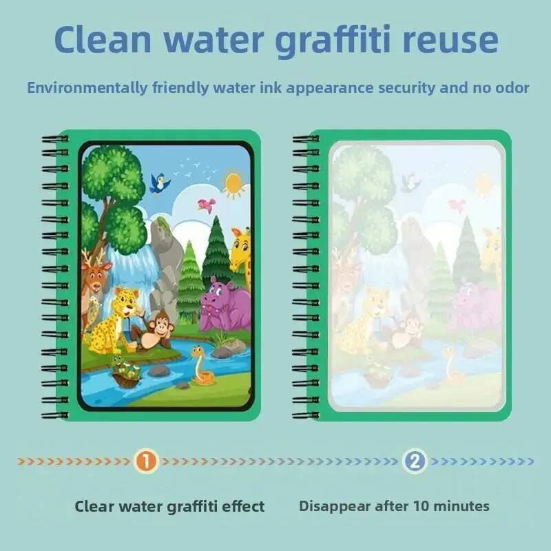 Magic Water Picture Book for Kids – Reusable Drawing Fun