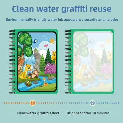 Magic Water Picture Book for Kids – Reusable Drawing Fun