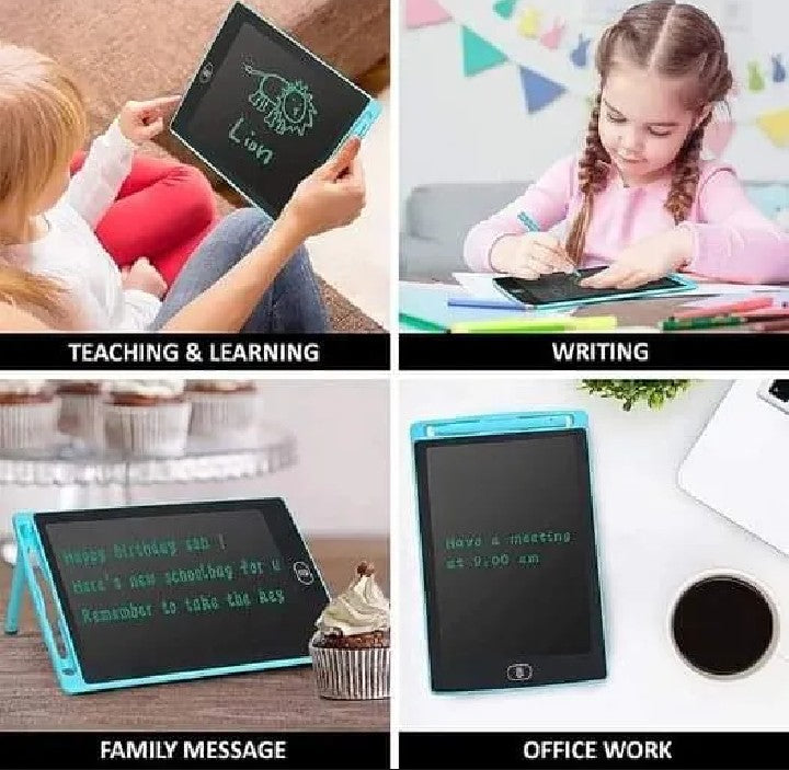 8.5” LCD Writing Tablet for Kids – Colorful Doodle Board with Stylus