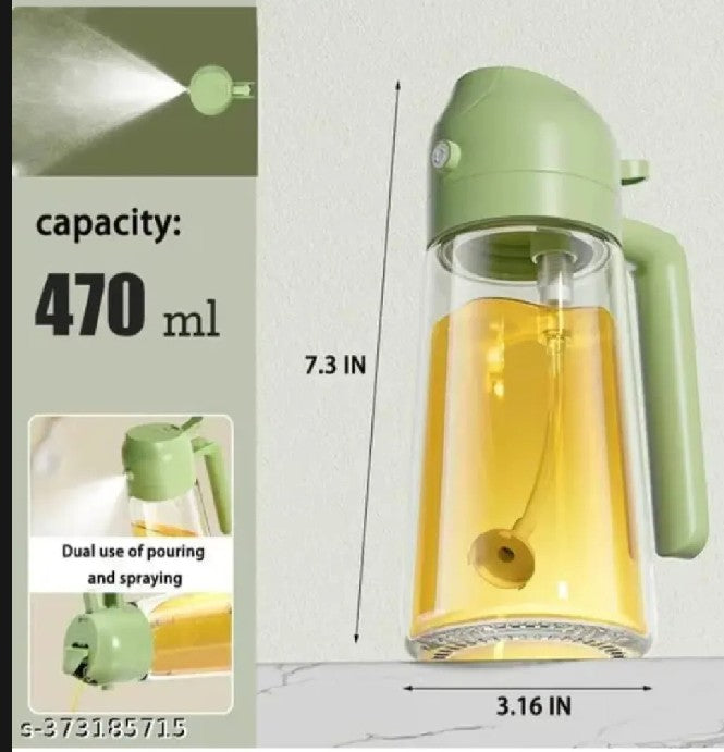 Premium Glass Oil Sprayer Bottle – Fine Mist Spray for Cooking