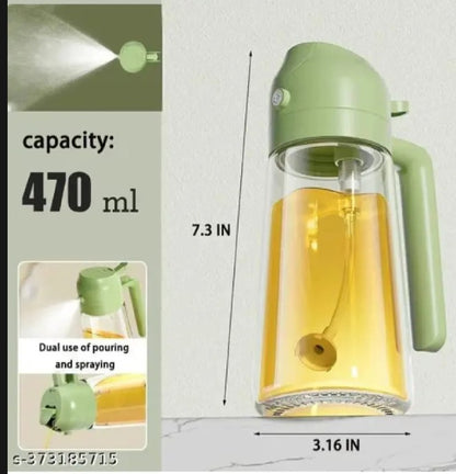Premium Glass Oil Sprayer Bottle – Fine Mist Spray for Cooking