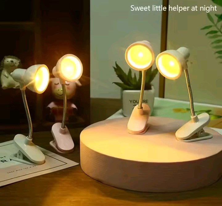 Mini Clip Book Lamp – Portable, Flexible & Eye-Friendly Light
