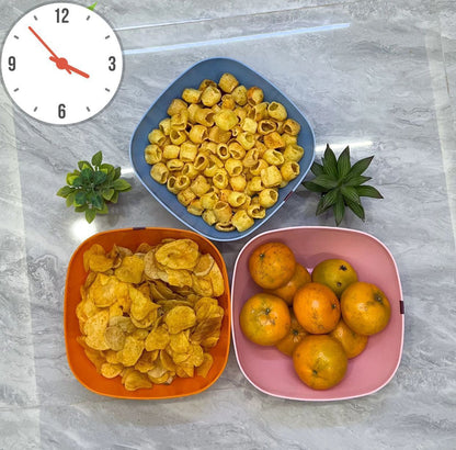 6-Piece Plastic Bowl Set – Durable, Lightweight & Multi-Purpose Kitchen Essential