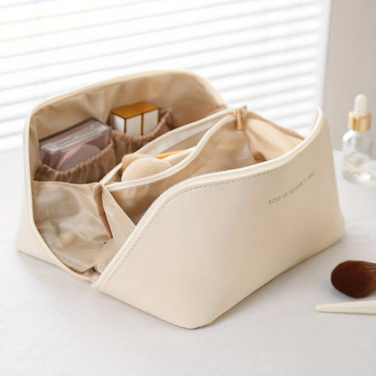 Premium PU Leather Makeup Organizer Bag