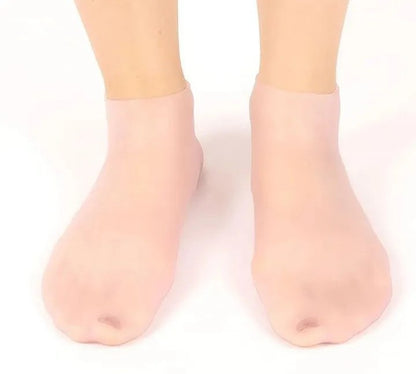 Moisturizing Silicone Gel Heel Socks for Soft, Smooth & Rejuvenated Feet