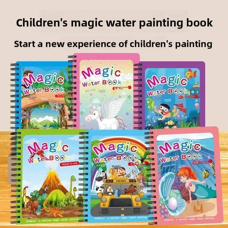 Magic Water Picture Book for Kids – Reusable Drawing Fun